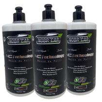 KIT C/ 3 NC Technology Massa De Polir 1kg Polimento