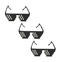Kit C/ 3 Óculos De Meme Pixel Mito Have Baladas Divertido Kit C/ 3 Óculos De Meme Pixel Mito Have Baladas Divertido