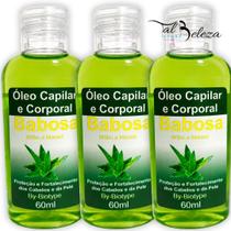 Kit C/ 3 Óleo capilar e corporal Babosa Biotype 60ml Kit C/ 3 Óleo capilar e corporal Babosa Biotype 60ml