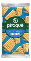 Kit c/ 3 Pack Biscoito Original Piraque Pacote 138g Kit c/ 3 Pack Biscoito Original Piraque Pacote 138g