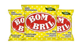 Kit c/ 3 Pack Bombril Esponja de Aço - 6 Unidades Cada 45g Kit c/ 3 Pack Bombril Esponja de Aço - 6 Unidades Cada 45g