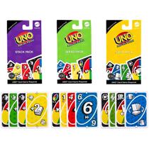 Kit C/ 3 Packs Uno Add-on Pacotes Adicionais Original Mattel Kit C/ 3 Packs Uno Add-on Pacotes Adicionais Original Mattel