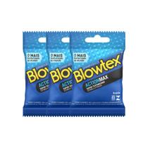 Kit c/ 3 Pacotes Preservativo Blowtex ActionMax c/ 3 Un Cada