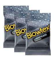 Kit c/ 3 Pacotes Preservativo Blowtex Lubrificado c/ 3 Un Cada