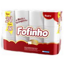 Kit c/ 3 Papel Higienico Fofinho Nat Folha Dupla 30m 24un