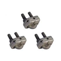 Kit C/3 - Para-Raio Conector Cabo/Haste Com Grampo Em ''U'' Kit C/3 - Para-Raio Conector Cabo/Haste Com Grampo Em ''U''