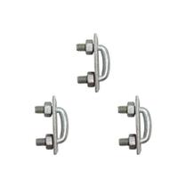 Kit C/3 - Para-Raio Grampo Para Emenda De Fita Aluminio D...