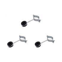 Kit C/3 - Para-Raio Isolador Simples Para Mastro 1.1/2''1D...