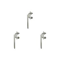 Kit C/3 - Para-Raio Suporte Para Fita Aluminio Vertical R... Kit C/3 - Para-Raio Suporte Para Fita Aluminio Vertical R...
