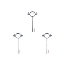 Kit C/3 - Para-Raio Suporte Para Tubo Protecao 1.1/2''Ros... Kit C/3 - Para-Raio Suporte Para Tubo Protecao 1.1/2''Ros...