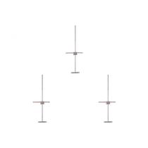 Kit C/3 - Para-Raio Terminal Aereo Fixacao Horizontal Dr...