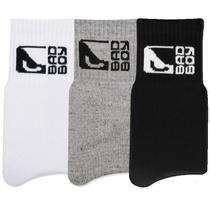 Kit c/3 Pares de Meia Bad Boy Cano Médio (15 cm) - 7650 Kit c/3 Pares de Meia Bad Boy Cano Médio (15 cm) - 7650
