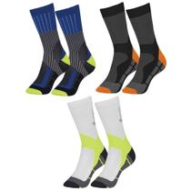 Kit C/3 Pares Meia Ciclismo Masculina Selene