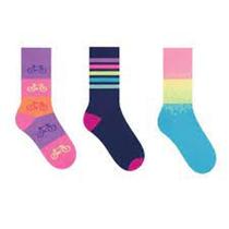 Kit C/3 Pares Meia Feminina Esporte Selene Kit C/3 Pares Meia Feminina Esporte Selene