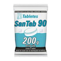 Kit C/ 3 Pastilhas Desinfecção Água Consumo Humano Santab 90 Hidroall