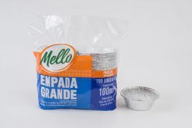 Kit c/3 pct forma de aluminio empada grande 100 ml. c/100 un. wyda/mello/vabene Kit c/3 pct forma de aluminio empada grande 100 ml. c/100 un. wyda/mello/vabene