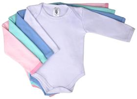 Kit C/3 Peças Body Manga Longa Suedine Roupa De Bebê Inverno Kit C/3 Peças Body Manga Longa Suedine Roupa De Bebê Inverno