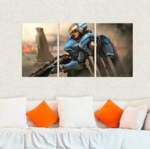 Kit C/ 3 Peças Quadros Decorativos Games Overwatch 23 "