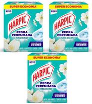 Kit C/3 Pedra Sanitária Flores Delicada - Harpic