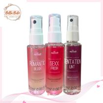 Kit c/3 perfume de cabelo feminino essencia 60ml