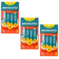 Kit C/ 3 Petiscos Para Gatos Naturalstick Cremoso Atum - 75g Kit C/ 3 Petiscos Para Gatos Naturalstick Cremoso Atum - 75g