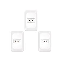 Kit C/3 - Pial Conjunto Pop 4X2 1 Tomada 10A Lgx30