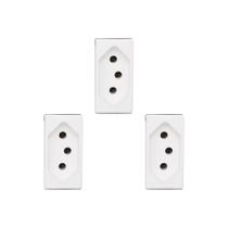 Kit C/3 - Pial Modulo Pop Tomada 2P+T 10A Lg30