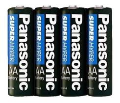 Kit c/ 3 Pilha Panasonic Comum AA 4 Unidades