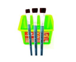 Kit C/3 Pincel Chato 486 Pelo Especial Ponei Condor