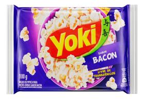 Kit c/ 3 Pipoca para Micro-Ondas Bacon Yoki Pacote 100g
