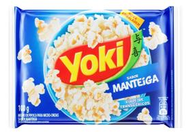 Kit c/ 3 Pipoca para micro-ondas manteiga Yoki pacote 100g