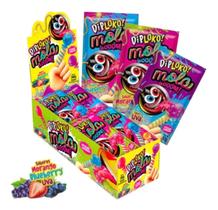 Kit c/ 3 Pirulito DipLoko Mola Booom Sabores Sortidos 12g
