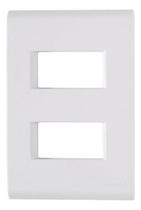 Kit c/ 3 Placa 4x2 2 Modulo Separados Branco 57106206