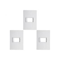 Kit C/3 - Placa Conjunto Modular Ilumi Vivaz 4X2 - 1 Modu... Kit C/3 - Placa Conjunto Modular Ilumi Vivaz 4X2 - 1 Modu...