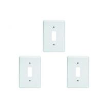 Kit C/3 - Placa Perlex Branca 4X2 (1 Saida) 23Pl1