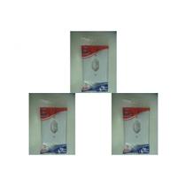 Kit C/3 - Placa Perlex Branca 4X2 (1 Tomada) 23Pl1T