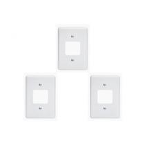 Kit C/3 - Placa Perlex Branca 4X2 (2 Saida) 23Pl2 Kit C/3 - Placa Perlex Branca 4X2 (2 Saida) 23Pl2
