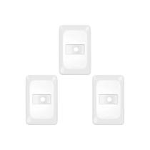 Kit C/3 - Placa Pial Pop Branca 4X2 - Saida Fio Lgp20F Kit C/3 - Placa Pial Pop Branca 4X2 - Saida Fio Lgp20F