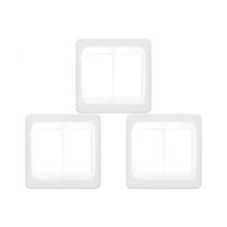 Kit C/3 - Placa Pial Pop Branca 4X4 - 3 Modulos+3 Modulos...