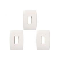 Kit C/3 - Placa Soprano Ilus 4X2 (1 Modulo Vertical) 5Tg... Kit C/3 - Placa Soprano Ilus 4X2 (1 Modulo Vertical) 5Tg...