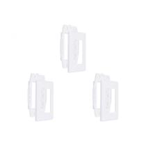 Kit C/3 - Placa Steck Linha Stella Branca 4X2 - 3 Modulos... Kit C/3 - Placa Steck Linha Stella Branca 4X2 - 3 Modulos...