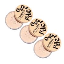 Kit c/3 - Pó facial Vegano Poderoso Adversa - AD701C - Cor Clara Kit c/3 - Pó facial Vegano Poderoso Adversa - AD701C - Cor Clara