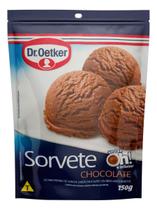 Kit c/ 3 Po para Sorvete Chocolate Dr. Oetker Sache 150g
