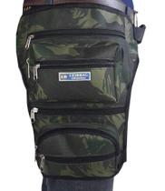 Kit C/3 Pochetes Cartucheira de Perna Motoboy Camping Pescaria Baladas Kit C/3 Pochetes Cartucheira de Perna Motoboy Camping Pescaria Baladas