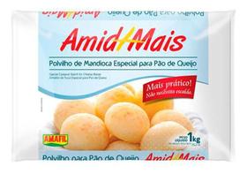 Kit c/ 3 Polvilho de Mandioca para Pao de Queijo Amafil 1kg