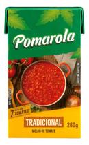 Kit c/ 3 Pomarola Molho de Tomate Tradicional Tetra 260g