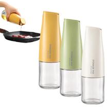 Kit C/ 3 Porta Azeite Vinagre Óleo Galheteiro Redondo De Vidro 500ml Kit C/ 3 Porta Azeite Vinagre Óleo Galheteiro Redondo De Vidro 500ml