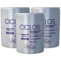 Kit C/3 Portier Ciclos B-tox Violet Matizadora 1kg Original!