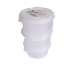 Kit C/ 3 Pote De Plástico Cada 180ml Japonês Nakaya Japao