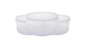 Kit c/ 3 Pote Hermético Redondo Porta Tudo Dup 10L Kit c/ 3 Pote Hermético Redondo Porta Tudo Dup 10L